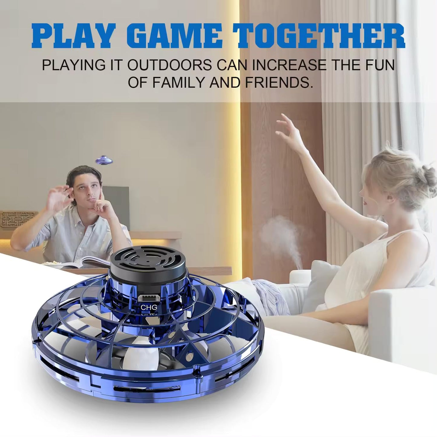 Fly Disk : Chargable Boomerang Toy for High-Speed, Stable Flight Fun - Perfect for Outdoor Adventures and Endless Entertainment