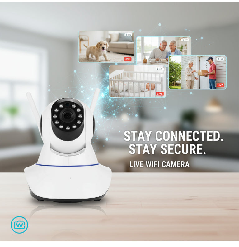 Automatic PTZ 360 Camera - Full HD with Night Vision & Motion Tracking